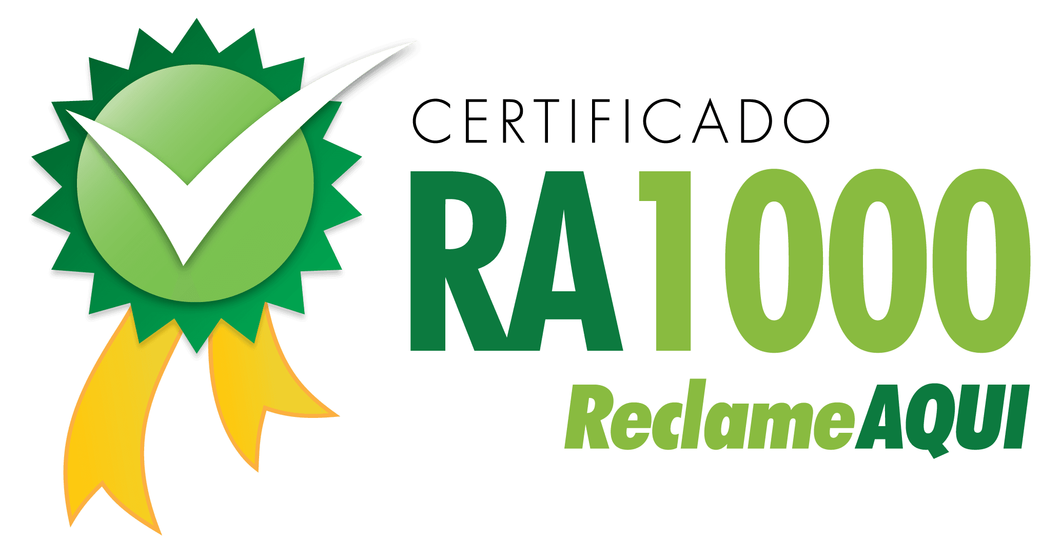 Certificado RA1000 — selo de reputação Reclame Aqui exibido pela APet